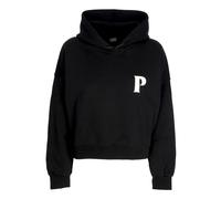 Propaganda - Cropped Sweat à capuche - Femme - Sweatshirts et sweats à capuche - Noir - Taille: 40 FR