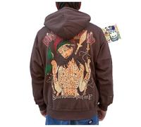 PROPAGANDA Sweat à capuche Homme Sorrow Hoodie Limited Edition FW2025 et 20 Stickers Original, Brown + 20 Stickers, S