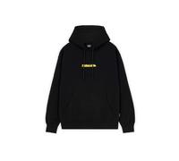 Propaganda Sweat-shirt 'Demon Ribs' bleu néon / jaune fluo / gris clair / noir, Taille XS