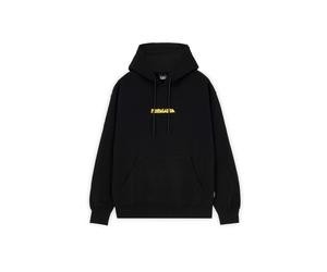 Propaganda Sweat-shirt 'Demon Ribs' bleu néon / jaune fluo / gris clair / noir, Taille XS