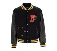 Propaganda - Veste College Varsity Noire Eco-cuir - Homme - Vestes - Noir - Taille: XL