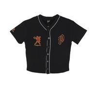 Propaganda - Veste de baseball noire boutonnée - Homme - Sport - Noir - Taille: L