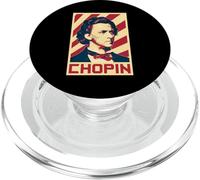 Propagande rétro de Frédéric Chopin PopSockets PopGrip pour MagSafe