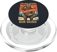 Propagande Vintage Wojtek Bear Soldat PopSockets PopGrip pour MagSafe