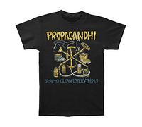 Propagandhi - - Hommes Comment Nettoyer T-Shirt Tout, Large, Black