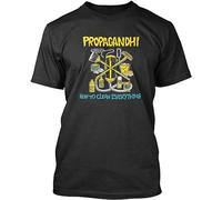 Propagandhi How to Clean Everything Canadian Punk Rock Mens T-Shirt Graphic Unisex Tee Shirt Black M