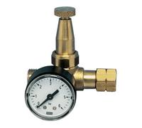 Propan Régulateur de pression basse 0,5-4 bar G 3/8 pouces avec manomètre Quantité:1