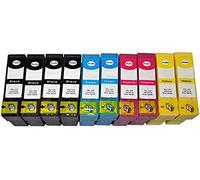 ProPart Lot de 10 Cartouches compatibles T1281-1282-1283-1284 (4 x BK + 6 Couleurs)