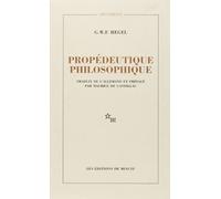 Propédeutique philosophique