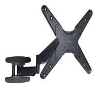 ProperAV Support mural à bras pivotant, extention hydraulique pour TV/moniteurs 23 à 55, inclinaison 15 degrés, VESA 400x400 G