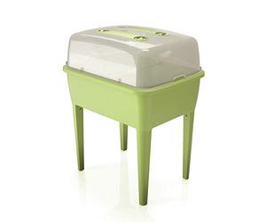 PROPERPLAST Respana Planter pot de fleurs avec couvercle 83L 96,3 x 77 x 58 cms vert lime