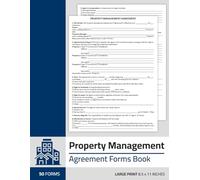 Property Management Agreement Forms Book: Commercial & Residential Property Management Agreement | Property Manager Contract Form | 50 Forms