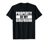 Property of My Girlfriend T-Shirt Graphique avec Valeur