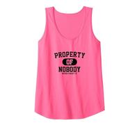 Property of Nobody - Never Forget It Débardeur, Femme, Rose Fluo, XL