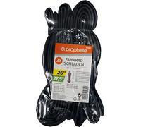 Prophete 26 x 1,75-2,125 (47-559) Valve Dunlop Lot de 2 Chambre à air de vélo Adulte Unisexe, Noir, Taille Unique