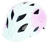 Prophete Casque de vélo pour Enfant avec Anneau de tête réglable 48-52 cm, certifié TÜV/GS, Inmold, LED de Couleur Blanche Jeunesse Unisexe, Blanc