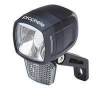 Prophete Phare LED 120 Lux | Éclairage de vélo | Aluminium | LED OSRAM | pour vélo électrique (6-48 V) | Support Inclus | Visibilité latérale