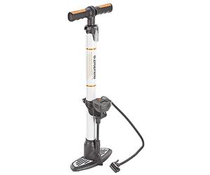 Prophete Pompe à air en Aluminium Haute Performance avec manomètre numérique Argenté/Noir Taille M