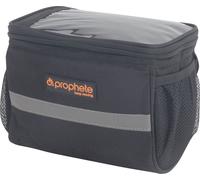 Prophete ® Sacoche de guidon vélo Isolée Sacoche frontale MTB Sacoche de guidon Panier Pannier Sac isotherme avec bandes réfléchissantes - 3.7 L - Noir
