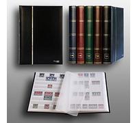 Prophila Album de timbres 64 pages blanches Couverture rembourrée Noir