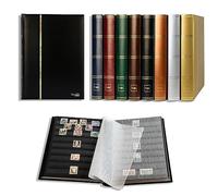 Prophila Classeur Album pour Timbres, 60 Pages, intérieur Noir (couv. Noir)