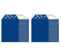 Prophila Collection 100 plateaux de pièces Monaco