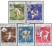 Prophila Collection Aden - mahra State 25A-29A (complète.Edition.) oblitéré 1967 Olympe.Été 68, Mexique (Timbres pour Les collectionneurs) Jeux de Ballon sans Football (Basketball/Handball/Baseball…)