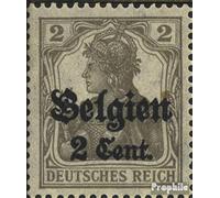 Prophila Collection Allemand. Poste Pays dans Belgique 10Za 2, Plus Loin Distance Entre 2 et c Neuf avec Gomme Originale ** MNH 1916 Allemagne (Timbres pour Les collectionneurs)