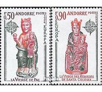 Prophila Collection Andorre - française Post 258-259 (complète.Edition.) Neuf avec Gomme Originale ** MNH 1974 Europe (Timbres pour Les collectionneurs)