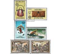 Prophila Collection Andorre - Post espagnol 101-106 (sortie complète) millésime 1976 entièrement frais - MNH 1976 Europe, Olympie, Noël (timbres pour collectionneurs)
