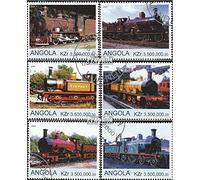 Prophila Collection Angola 2000L2a-2000L2f Le Legalität Leser Edition. est en suspens oblitéré 2000 Locomotive (Timbres pour Les collectionneurs) vehicules sur Rails/funiculaire