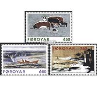 Prophila Collection Danemark - Îles Féroé 305-307 (complète.Edition.) Neuf avec Gomme Originale ** MNH 1996 Graphiques de Janus kamban (Timbres pour Les collectionneurs)