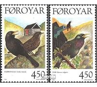 Prophila Collection Danemark - Îles Féroé 332-333 (complète.Edition.) Neuf avec Gomme Originale ** MNH 1998 Mise à Jour des Oiseaux I (Timbres pour Les collectionneurs) Oiseaux