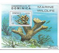 Prophila Collection Dominique Bloc 56 (complète.Edition.) Neuf avec Gomme Originale ** MNH 1979 Animaux Le Caraïbes (Timbres pour Les collectionneurs) Eau Animaux