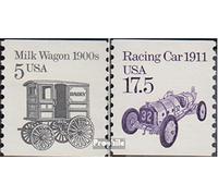 Prophila Collection Etats-Unis 1951-1952 (complète.Edition.) Neuf avec Gomme Originale ** MNH 1987 véhicules (Timbres pour Les collectionneurs) Voitures/trafic Routier
