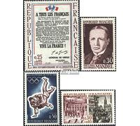 Prophila Collection France 1484,1485,1486,1488 (sortie complète). MNH 1964 Appel, amande, Olympie, libération (timbres pour collectionneurs) Arts martiaux (boxe/escrime/anneau/karaté…)