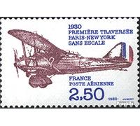 Prophila Collection France 2217 (complète.Edition.) Neuf avec Gomme Originale ** MNH 1980 Airmail (Timbres pour Les collectionneurs) Avions/Ballons/Zeppelins/Aviation