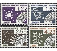 Prophila Collection France 2479-2482 (complète.Edition.) Neuf avec Gomme Originale ** MNH 1985 Mois (Timbres pour Les collectionneurs)