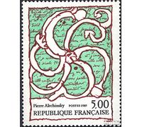 Prophila Collection France 2519 (complète.Edition.) Neuf avec Gomme Originale ** MNH 1985 Pierre alechinsky (Timbres pour Les collectionneurs) Peinture