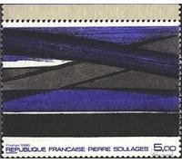 Prophila Collection France 2585 (complète.Edition.) Neuf avec Gomme Originale ** MNH 1986 Pierre soulages (Timbres pour Les collectionneurs) Peinture