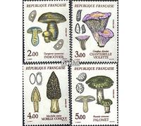 France 2622-2625 (complète.Edition.) oblitéré 1987 Champignons comestibles (Timbres pour Les collectionneurs) Plantes/Champignons