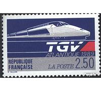 Prophila Collection France 2743 (complète.Edition.) Neuf avec Gomme Originale ** MNH 1989 TGV-Atlantique (Timbres pour Les collectionneurs) vehicules sur Rails/funiculaire