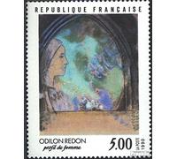 Prophila Collection France 2761 (complète.Edition.) Neuf avec Gomme Originale ** MNH 1990 Odilon Redon (Timbres pour Les collectionneurs) Peinture