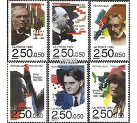 Prophila Collection France 2892-2897 (complète.Edition.) Neuf avec Gomme Originale ** MNH 1992 z (Timbres pour Les collectionneurs) Musique/Danse