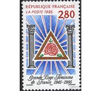 Prophila Collection France 3109 (complète.Edition.) Neuf avec Gomme Originale ** MNH 1995 Ordre maçonnique (Timbres pour Les collectionneurs) Rotary/Lions/Franc-maçon/Pathfinder