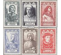 Prophila Collection France 765-770 (complète.Edition.) Neuf avec Gomme Originale ** MNH 1946 Famous français (Timbres pour Les collectionneurs)