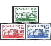 Prophila Collection France da40-da42 (complète.Edition.) Neuf avec Gomme Originale ** MNH 1986 Conseil de l'europe bâtiment (Timbres pour Les collectionneurs)