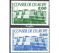 Prophila Collection France da43-da44 (complète.Edition.) Neuf avec Gomme Originale ** MNH 1987 Conseil de l'europe bâtiment (Timbres pour Les collectionneurs)