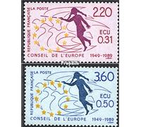 Prophila Collection France da45-da46 (complète.Edition.) Neuf avec Gomme Originale ** MNH 1989 40 Années Conseil de l'europe (Timbres pour Les collectionneurs)
