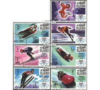 Prophila Collection Fujeira 214A-220A (complète.Edition.) oblitéré 1968 Olympe.Jeux d'hiver 68, Grenoble (Timbres pour Les collectionneurs) Sports d´Hiver (Ski/Hockey sur Glace/Bobsleigh...)